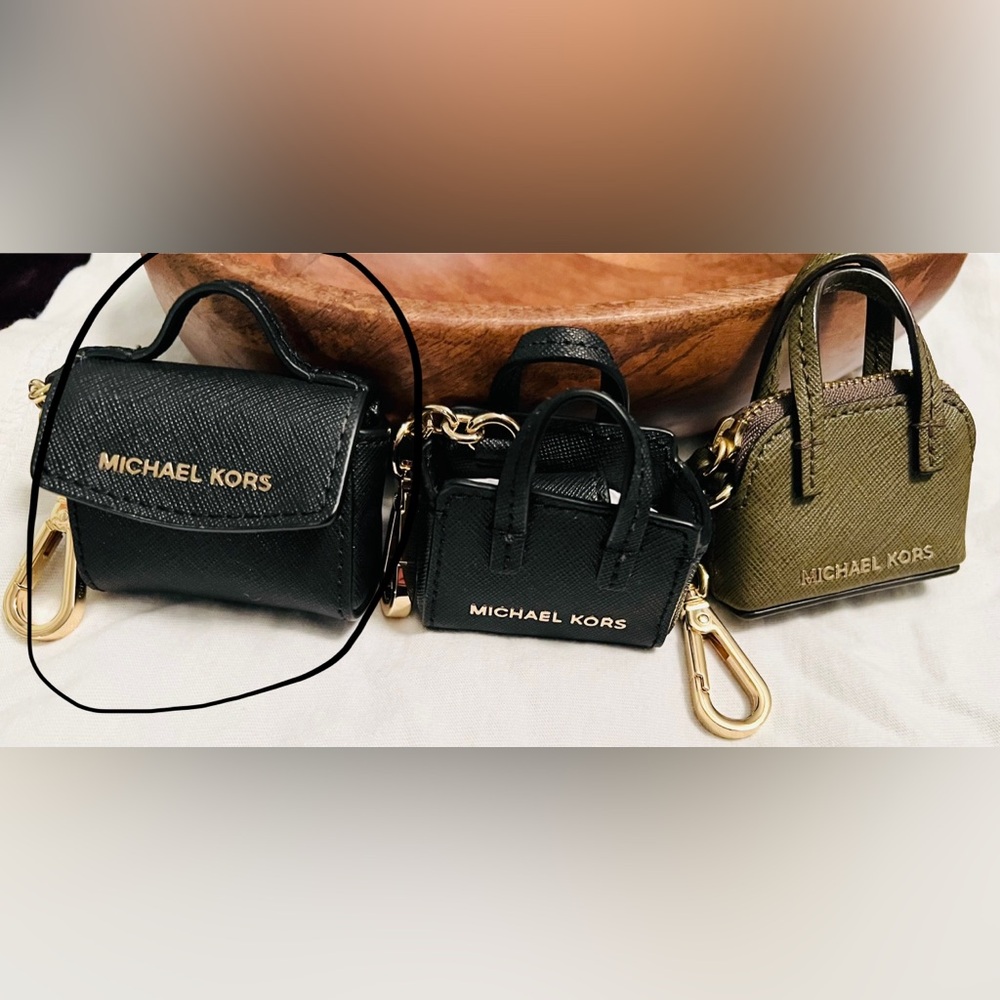 Michael Kors mini bag keychain